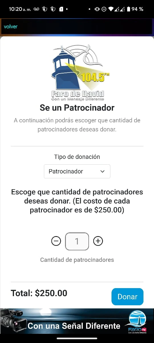 Faro de David Chiriquí screenshot