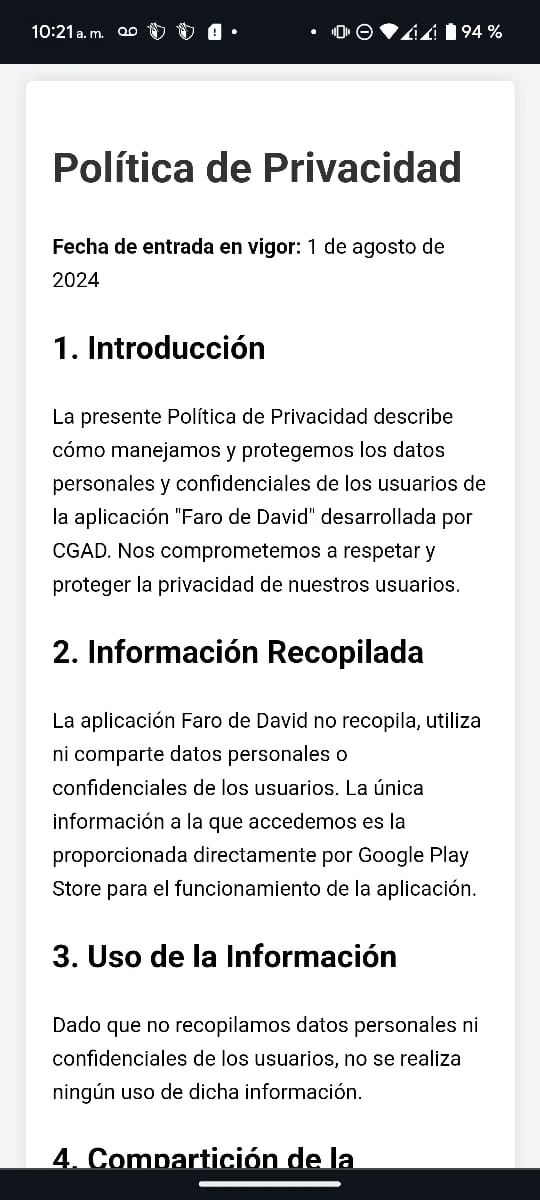 Faro de David Chiriquí screenshot